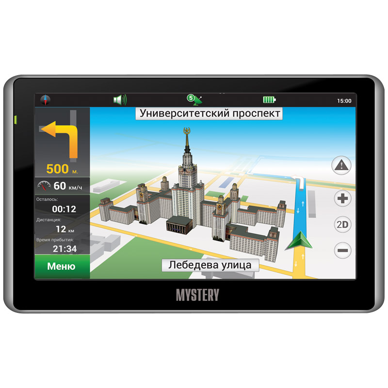 CD,MPEG4-плейер с навигацией MYSTERY MNS-510MP