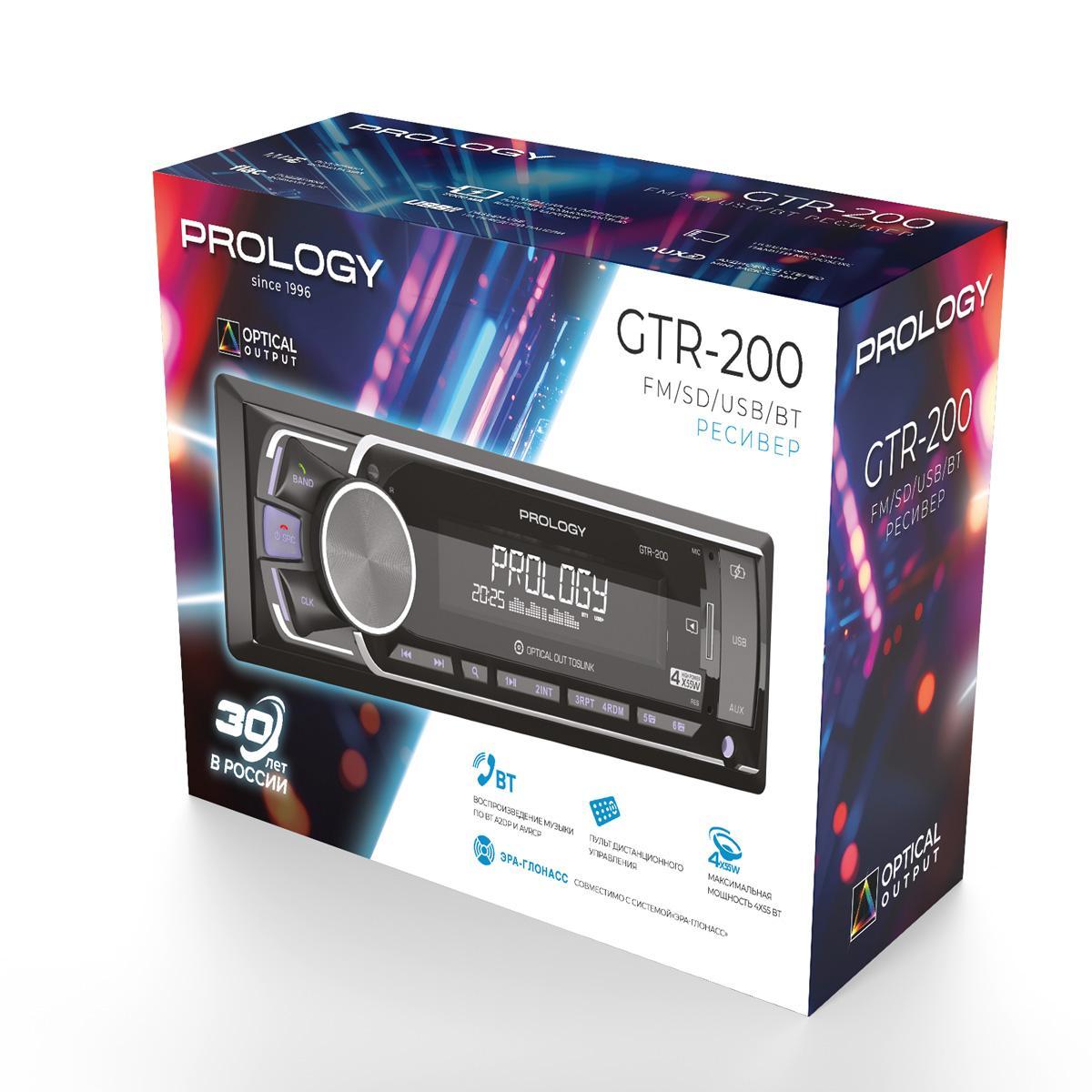 Автомагнитола PROLOGY GTR-200