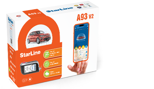 Автосигнализация STARLINE A93 V2 2CAN+2LIN LTE ECO