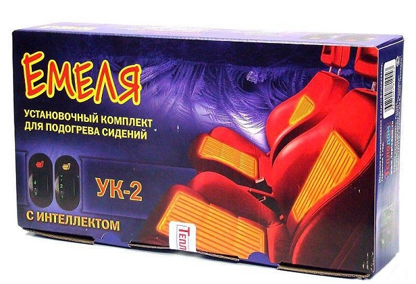 Комп. встр. подогрева ЕМЕЛЯ У.К.2 на 2 сид.+ кноп (регулир.колес.)