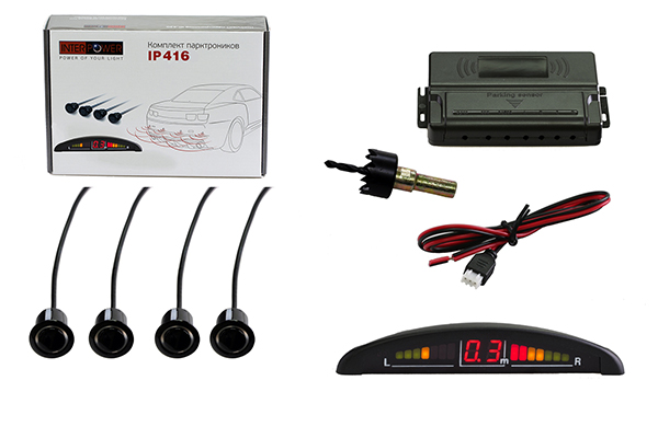 Парктроники Interpower IP-416 Black (19mm)