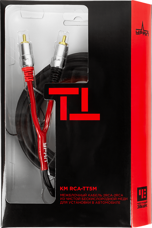 Кабель межблочный URAL КМ RCA-TT5M