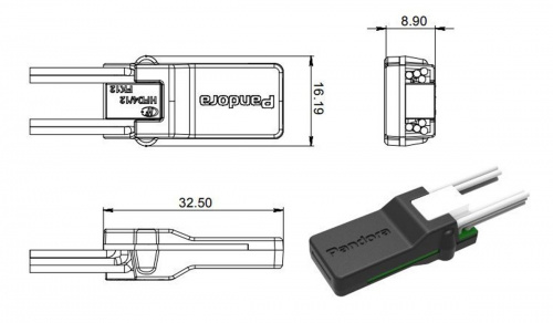 Реле радиоуправляемое PanDect BT-01